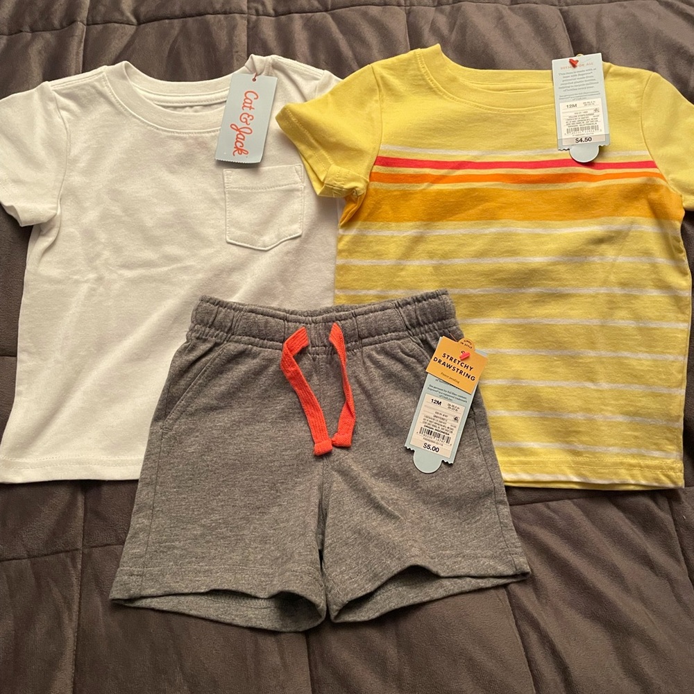 Cat and Jack Boy 12 months set